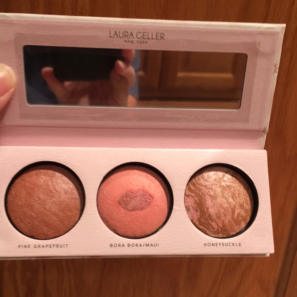 New Laura Geller Hollywood baked blush trio + eye - Picture 7 of 7